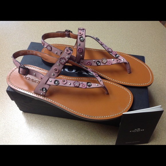 coach tea rose sandal